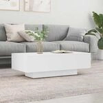 Couchtisch Wei&szlig; 100x49,5x31 Cm Holzwerkstoff Vidaxl