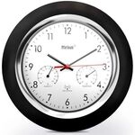 19453 Funk-wanduhr Mit Thermo-/hygrome - Mebus