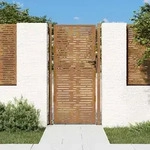 Gartentor 105x180 Cm Cortenstahl Quadratisches Design - Vidaxl