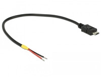 Delock Usb Mikro-b St - 2x Offene Kabelenden Strom 0.2m (85541)