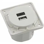 Integro Usb Ladesteckdose Usb-a, Usb-c Wei&szlig; Matt - Berker