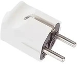 Bachmann 910.270 Schutzkontaktstecker Kunststoff 250 V Wei&szlig; Ip20