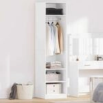Vidaxl - Kleiderschrank Wei&szlig; 50x50x200 Cm Holzwerkstoff