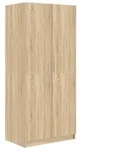 Kleiderschrank Sonoma-eiche 80x52x180 Cm Holzwerkstoff - Vidaxl