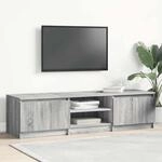 Tv-schrank Grau Sonoma 140x40x35,5 Cm Holzwerkstoff Vidaxl