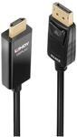 Lindy 40924 Videokabel-adapter 0,5 M Displayport Hdmi Typ A (standard) Schwarz