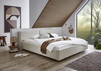 Meise M&ouml;bel Stauraumbett Cube 180x200 Cm Bettkasten & Lattenrost Cordstoff Beige 