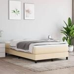 Taschenfederkernmatratze Creme 120x200x20 Cm Stoff - Vidaxl