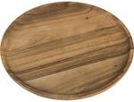Zassenhaus Holztablett Aus Akazienholz Dunkelbraun 30 Cm