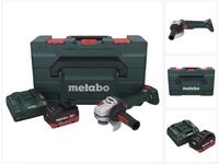 Metabo Wb 18 Lt Bl 11-125 Quick Akku Winkelschleifer 18 V 125 Mm Brushless + 1x...