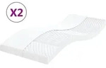 Vidaxl - Schaumstoffmatratzen 2 Stk. 100x200 Cm 7-zonen H&auml;rtegrad 20 Ild