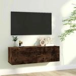 Vidaxl - Tv-wandschrank R&auml;uchereiche 100x30x30 Cm Holzwerkstoff