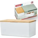Baboo Badorganizer M Mit Bambus-deckel, Matt-wei&szlig; - Bad-aufbewahrungsbox Zur