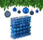 Relaxdays - Weihnachtskugeln Im 150er Set, Glitzernde, Matte & Gl&auml;nzende