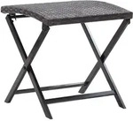 Klapphocker Poly Rattan Braun Vidaxl