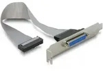 Delock Slotblech 1x D-sub25 Parallel Port (84300)