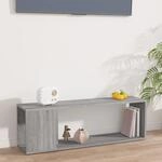 Vidaxl - Tv-schrank Grau Sonoma 100x24x32 Cm Holzwerkstoff