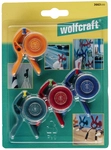 Wolfcraft - Mini-federzwingen-set Microfix S, 4-teilig, Mit Saugnapf Federzwingen