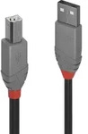 Usb-kabel Usb 2.0 Usb-a Stecker, Usb-b Stecker 10.00 M Schwarz 36677 - Lindy