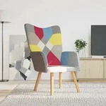 Relaxsessel Patchwork Stoff - Vidaxl