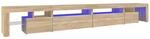 Vidaxl - Tv-schrank Mit Led-leuchten Sonoma-eiche 290x36,5x40 Cm