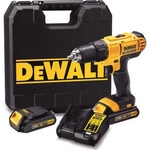 18v Xr Bohrschrauber Dewalt Mit 2 X 18v 1,5 Ah Akkus - Ladeger&auml;t - Koffer