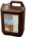Holzanstrich 5 L, Braun Kunststoff-kanister