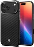 Spigen Enzo Aramid &bdquo;t&ldquo; Mag Safe H&uuml;lle F&uuml;r Iphone 17 Pro Schwarz Silber