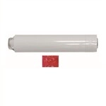 Vaillant - Verl&auml;ngerung Turbotec K&uuml;rzbar Luft-/abgasf&uuml;hrung Alu 60/100mm 0,5 M