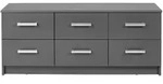 Inter Link - Elenzio Kommode 6 Schubladen Grau.