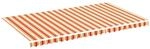 Markisenbespannung Gelb Und Orange 6x3,5 M Vidaxl