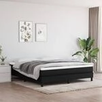 Taschenfederkernmatratze Schwarz 160x200x20 Cm Stoff - Vidaxl