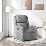 Relaxsessel Hellgrau Stoff - Vidaxl