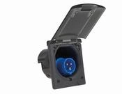 As-schwabe - Cee Caravan-einspeisungsstecker 3polig Anthrazit 230v 16a Ip44