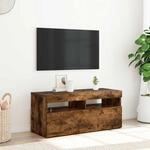 Vidaxl - Tv-schrank Mit Led-leuchten R&auml;uchereiche 90x35x40 Cm