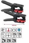 Ks Tools Allinone Leitungs-stopper-zangen-satz &Oslash; 4,75-14 Mm, 2er Pack