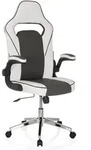 Gaming Stuhl / B&uuml;rostuhl Game Sport Pro Kunstleder Wei&szlig;/dunkelgrau Mybuero