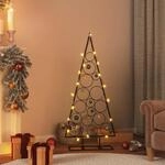 Vidaxl Metal Christmas Tree For Decoration Black 125 Cm