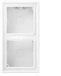 Jung - Ls Cube Oberfl&auml;chenbox 2 Elemente Mattwei&szlig; Ls582awwm