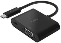 Usb-c Auf Vga + Ladeadapter, Blk (60w Pd)