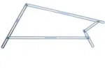Treppen-winkelschablone 48 Schienen T512 - Hedue