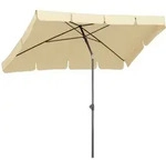 Schneider Sonnenschirm Aquila Beige 225x120cm Uv-schutz 50+ Alu Neigbar