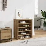 Schuhregal Artisan-eiche 60x35x70 Cm Holzwerkstoff Vidaxl
