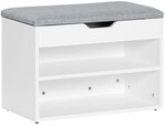 Fsr25-hg Schuhbank Mit Sitzfl&auml;che Sitzbank Schuhregal Schuhschrank, Garderobenbank