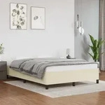 Bettgestell Creme 140x190 Cm Kunstleder Vidaxl
