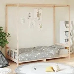 Kinderbett 90x190 Cm Massivholz Kiefer - Vidaxl