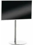 Tv Standfu&szlig; Rund Edelstahl