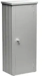 Terrassenschrank Julia Gr. M High Silber-metallic