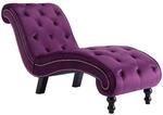 Vidaxl - Chaiselongue Lila Samt