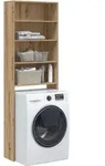Waschmaschinenregal Artisan-eiche 64x24x190 Cm - Vidaxl